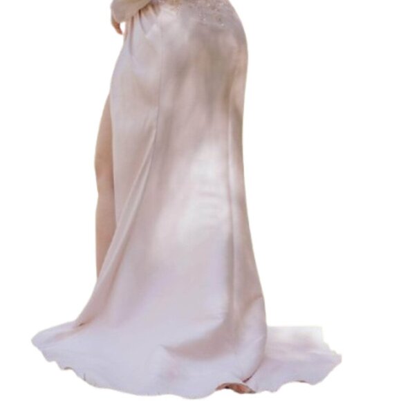 NWT Terani Couture 232M1557 Mikado Mother of the Bride Dress Blush Size 4 - Picture 4 of 6